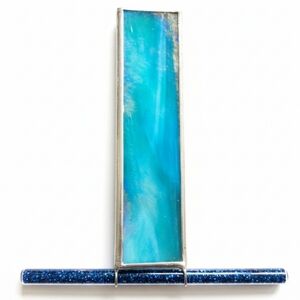 Wand Kaleidoscope Aqua Glass